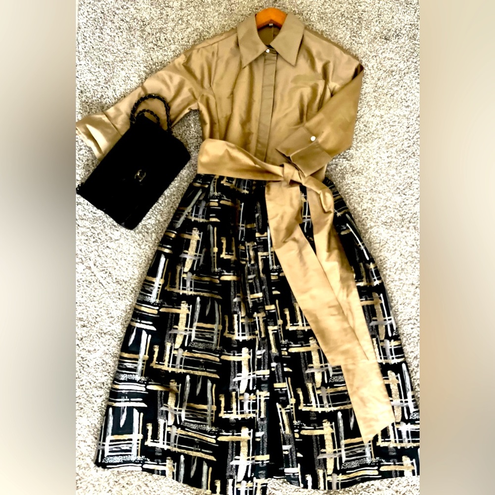 Taffeta Teri Jon Dress